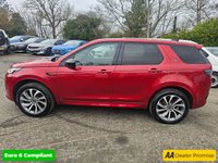 USED 2021 71 LAND ROVER DISCOVERY SPORT Red 1.5 P300e R-Dynamic HSE PHEV SUV, 78,707 miles, ULEZ, Automatic 4WD, Sat nav, 10in Screen, 20in alloys, CarPlay/Android Auto, Pano roof, Camera. This 2021 Land Rover Discovery Sport P300e R-Dynamic HSE boasts a full dealership service history, with its last service completed on 2025-10-03 at 70983 miles, offering peace of mind for its next owner. This four wheel drive, Euro 6 compliant plug in hybrid features a 1.5 litre petrol engine and comes with a 3 month warranty and 12 months MOT provided on purchase. Inside, you'll find luxurious 14 way heated electric seats with driver memory and two way manual headrests, alongside a premium Meri