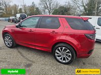 USED 2021 71 LAND ROVER DISCOVERY SPORT Red 1.5 P300e R-Dynamic HSE PHEV SUV, 78,707 miles, ULEZ, Automatic 4WD, Sat nav, 10in Screen, 20in alloys, CarPlay/Android Auto, Pano roof, Camera. This 2021 Land Rover Discovery Sport P300e R-Dynamic HSE boasts a full dealership service history, with its last service completed on 2025-10-03 at 70983 miles, offering peace of mind for its next owner. This four wheel drive, Euro 6 compliant plug in hybrid features a 1.5 litre petrol engine and comes with a 3 month warranty and 12 months MOT provided on purchase. Inside, you'll find luxurious 14 way heated electric seats with driver memory and two way manual headrests, alongside a premium Meri
