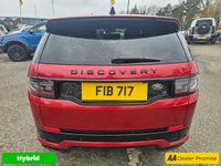 USED 2021 71 LAND ROVER DISCOVERY SPORT Red 1.5 P300e R-Dynamic HSE PHEV SUV, 78,707 miles, ULEZ, Automatic 4WD, Sat nav, 10in Screen, 20in alloys, CarPlay/Android Auto, Pano roof, Camera. This 2021 Land Rover Discovery Sport P300e R-Dynamic HSE boasts a full dealership service history, with its last service completed on 2025-10-03 at 70983 miles, offering peace of mind for its next owner. This four wheel drive, Euro 6 compliant plug in hybrid features a 1.5 litre petrol engine and comes with a 3 month warranty and 12 months MOT provided on purchase. Inside, you'll find luxurious 14 way heated electric seats with driver memory and two way manual headrests, alongside a premium Meri