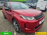 USED 2021 71 LAND ROVER DISCOVERY SPORT Red 1.5 P300e R-Dynamic HSE PHEV SUV, 78,707 miles, ULEZ, Automatic 4WD, Sat nav, 10in Screen, 20in alloys, CarPlay/Android Auto, Pano roof, Camera. This 2021 Land Rover Discovery Sport P300e R-Dynamic HSE boasts a full dealership service history, with its last service completed on 2025-10-03 at 70983 miles, offering peace of mind for its next owner. This four wheel drive, Euro 6 compliant plug in hybrid features a 1.5 litre petrol engine and comes with a 3 month warranty and 12 months MOT provided on purchase. Inside, you'll find luxurious 14 way heated electric seats with driver memory and two way manual headrests, alongside a premium Meri