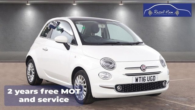 2016 FIAT 500 1.2 Lounge Hatchback 3dr Petrol Manual Euro 6 (s/s) (69 bhp)