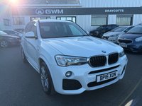 USED 2016 16 BMW X3 2.0 20d M Sport SUV 5dr Diesel Auto xDrive Euro 6 (s/s) (190 ps) 