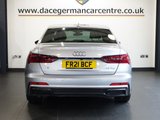 USED 2021 21 AUDI A6 SALOON 2.0 TDI 40 Black Edition Saloon 4dr Diesel S Tronic Euro 6 (s/s) (204 ps) STYLISH A6 IN SUPER CONDITION THROUGHOUT - COMES WITH A WELL DOCUMENTED  AUDI MAIN DEALER SERVICE HISTORY + VIRTUAL COCKPIT DIGITAL DASH DISPLAY + REAR VIEW CAMERA + MEMORY FUNCION + SATELLITE NAVIGATION + BANG AND OLUFSEN SPEAKER SYSTEM + APPLE CARPLAY / ANDROID AUTO + AMBIENT LIGHTING + APPS CONTROL / WIFI NETWORK + AUTOMATIC LED HEADLIGHTS + DAB DIGITAL RADIO + FLAT BOTTOM STEERING WHEEL + WIRELESS PHONE CHARGER + ELECTRIC ADJUSTABLE STEERING COLUMN + CRUISE CONTROL + ISOFIX POINTS