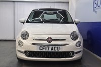 USED 2017 17 FIAT 500 1.2 Lounge Hatchback 3dr Petrol Manual Euro 6 (s/s) (69 bhp) Parking Sensors - Satellite Navigation - Bluetooth - DAB Radio
