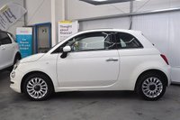 USED 2017 17 FIAT 500 1.2 Lounge Hatchback 3dr Petrol Manual Euro 6 (s/s) (69 bhp) Parking Sensors - Satellite Navigation - Bluetooth - DAB Radio