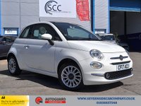 USED 2017 17 FIAT 500 1.2 Lounge Hatchback 3dr Petrol Manual Euro 6 (s/s) (69 bhp) Parking Sensors - Satellite Navigation - Bluetooth - DAB Radio