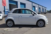 USED 2017 17 FIAT 500 1.2 Lounge Hatchback 3dr Petrol Manual Euro 6 (s/s) (69 bhp) Parking Sensors - Satellite Navigation - Bluetooth - DAB Radio