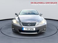 USED 2012 12 LEXUS IS 2.5 250 V6 Advance Saloon 4dr Petrol Auto Euro 5 (208 ps) NAV+R.CAMERA+LEATHER+FSH+H.SEA