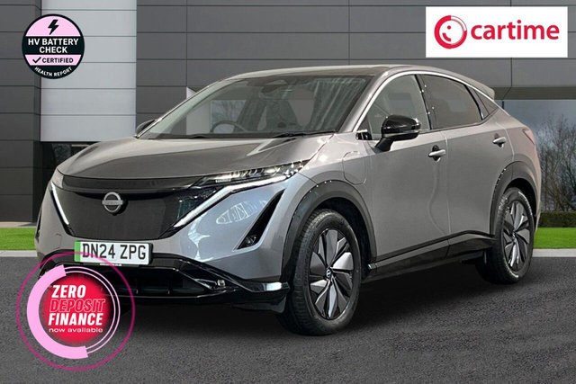View our Nissan Ariya 63kWh Advance SUV 5dr Electric Auto 7.4kW Charger (217 ps) 360 Degree Enhanced View Monitor, Front / Rear Parking Sensors, Comfort Pack, Design Pack, 19In Alloys