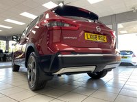 USED 2018 68 NISSAN QASHQAI 1.2 DIG-T Tekna SUV 5dr Petrol Manual Euro 6 (s/s) (115 ps) MAGNETIC RED METALLIC / BLACK TRIM / PANORAMIC GLASS ROOF / DUAL ZONE CLIMATE CONTROL / ELECTRIC WINDOWS / AUTO LIGHTS / WIPERS / CRUISE CONTROL / SPEED LIMITER / DAB TUNER / BOSE SPEAKERS / CD / AUX / USB / BLUETOOTH / SATNAV / 360 DEGREE CAMERAS / PARKING SENSORS / 19" ALLOYS / PRIVACY GLASS / MAIN DEALER SERVICE HISTORY / 7 SERVICES