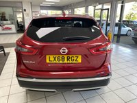 USED 2018 68 NISSAN QASHQAI 1.2 DIG-T Tekna SUV 5dr Petrol Manual Euro 6 (s/s) (115 ps) MAGNETIC RED METALLIC / BLACK TRIM / PANORAMIC GLASS ROOF / DUAL ZONE CLIMATE CONTROL / ELECTRIC WINDOWS / AUTO LIGHTS / WIPERS / CRUISE CONTROL / SPEED LIMITER / DAB TUNER / BOSE SPEAKERS / CD / AUX / USB / BLUETOOTH / SATNAV / 360 DEGREE CAMERAS / PARKING SENSORS / 19" ALLOYS / PRIVACY GLASS / MAIN DEALER SERVICE HISTORY / 7 SERVICES