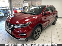 USED 2018 68 NISSAN QASHQAI 1.2 DIG-T Tekna SUV 5dr Petrol Manual Euro 6 (s/s) (115 ps) MAGNETIC RED METALLIC / BLACK TRIM / PANORAMIC GLASS ROOF / DUAL ZONE CLIMATE CONTROL / ELECTRIC WINDOWS / AUTO LIGHTS / WIPERS / CRUISE CONTROL / SPEED LIMITER / DAB TUNER / BOSE SPEAKERS / CD / AUX / USB / BLUETOOTH / SATNAV / 360 DEGREE CAMERAS / PARKING SENSORS / 19" ALLOYS / PRIVACY GLASS / MAIN DEALER SERVICE HISTORY / 7 SERVICES