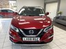 USED 2018 68 NISSAN QASHQAI 1.2 DIG-T Tekna SUV 5dr Petrol Manual Euro 6 (s/s) (115 ps) MAGNETIC RED METALLIC / BLACK TRIM / PANORAMIC GLASS ROOF / DUAL ZONE CLIMATE CONTROL / ELECTRIC WINDOWS / AUTO LIGHTS / WIPERS / CRUISE CONTROL / SPEED LIMITER / DAB TUNER / BOSE SPEAKERS / CD / AUX / USB / BLUETOOTH / SATNAV / 360 DEGREE CAMERAS / PARKING SENSORS / 19" ALLOYS / PRIVACY GLASS / MAIN DEALER SERVICE HISTORY / 7 SERVICES