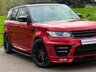 USED 2017 17 LAND ROVER RANGE ROVER SPORT 3.0 SD V6 AUTOBIOGRAPHY DYNAMIC LUMMA KIT BLACK PACK 7 SEATS OPEN PAN ROOF REAR ENTERTAINMENT HEAT & COOL SEATS SAT NAV TV REAR CAM STEPS 306 BHP REAR ENTERTAINMENT~HEAT+COOL SEATS