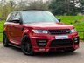 USED 2017 17 LAND ROVER RANGE ROVER SPORT 3.0 SD V6 AUTOBIOGRAPHY DYNAMIC LUMMA KIT BLACK PACK 7 SEATS OPEN PAN ROOF REAR ENTERTAINMENT HEAT & COOL SEATS SAT NAV TV REAR CAM STEPS 306 BHP REAR ENTERTAINMENT~HEAT+COOL SEATS