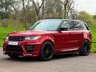 USED 2017 17 LAND ROVER RANGE ROVER SPORT 3.0 SD V6 AUTOBIOGRAPHY DYNAMIC LUMMA KIT BLACK PACK 7 SEATS OPEN PAN ROOF REAR ENTERTAINMENT HEAT & COOL SEATS SAT NAV TV REAR CAM STEPS 306 BHP REAR ENTERTAINMENT~HEAT+COOL SEATS