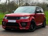 USED 2017 17 LAND ROVER RANGE ROVER SPORT 3.0 SD V6 AUTOBIOGRAPHY DYNAMIC LUMMA KIT BLACK PACK 7 SEATS OPEN PAN ROOF REAR ENTERTAINMENT HEAT & COOL SEATS SAT NAV TV REAR CAM STEPS 306 BHP REAR ENTERTAINMENT~HEAT+COOL SEATS