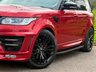USED 2017 17 LAND ROVER RANGE ROVER SPORT 3.0 SD V6 AUTOBIOGRAPHY DYNAMIC LUMMA KIT BLACK PACK 7 SEATS OPEN PAN ROOF REAR ENTERTAINMENT HEAT & COOL SEATS SAT NAV TV REAR CAM STEPS 306 BHP REAR ENTERTAINMENT~HEAT+COOL SEATS