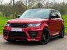 USED 2017 17 LAND ROVER RANGE ROVER SPORT 3.0 SD V6 AUTOBIOGRAPHY DYNAMIC LUMMA KIT BLACK PACK 7 SEATS OPEN PAN ROOF REAR ENTERTAINMENT HEAT & COOL SEATS SAT NAV TV REAR CAM STEPS 306 BHP REAR ENTERTAINMENT~HEAT+COOL SEATS