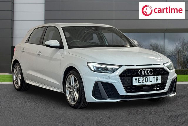 View our Audi A1 1.5 TFSI 35 S line Sportback 5dr Petrol S Tronic Euro 6 (s/s) (150 ps) Rear Parking Sensors, Audi Smartphone Interface, LED Interior Light Pack, Luggage Compartment Pack, 17In Alloys