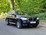 USED 2019 19 BMW X3 2.0 20d M Sport SUV 5dr Diesel Auto xDrive Euro 6 (s/s) (190 ps) CARBON BLACK, 19 INCH ALLOYS