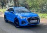 USED 2019 69 AUDI Q3 2.0 TDI 35 S line SUV 5dr Diesel Manual quattro Euro 6 (s/s) (150 ps) TURBO BLUE, HALF LEATHER