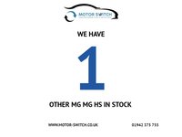 USED 2021 71 MG MG HS 1.5 T-GDI Exclusive SUV 5dr Petrol Manual Euro 6 (s/s) (162 ps) HERE AT MOTOR SWITCH YOUR NEW MOTOR SWITCH YOUR NEW MOTOR IS JUST A SWITCH AWAY WITH THIS MG HS 1.5 PETROL T-GDI EXCLUSIVE SUV 5DR MANUAL EURO 6, WHICH COMES WITH A FULL 12 MONTHS NATIONWIDE WARRANTY AND ALSO COMES WITH A FULL 12 MONTHS MOT, THIS VEHICLE WILL ALSO BE FRESHLY SERVICED BEFORE IT LEAVES US TO BRING IT BACK UP TO DATE, WITH ONLY 1 FORMER KEEPER ON THE VEHICLE, ALSO COMES WITH 2 KEYS AND HAS LOW MILEAGE, FINANCE AVAILABLE FROM 9.9% APR, DELIVERY AVAILABLE, PART EX WELCOME