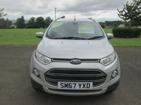 USED 2018 67 FORD ECOSPORT 1.0T EcoBoost Titanium SUV 5dr Petrol Manual Euro 6 (s/s) (125 ps) 2018 10 SERVICE STAMPS 2 KEYS