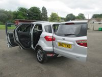 USED 2018 67 FORD ECOSPORT 1.0T EcoBoost Titanium SUV 5dr Petrol Manual Euro 6 (s/s) (125 ps) 2018 10 SERVICE STAMPS 2 KEYS