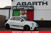 USED 2019 19 ABARTH 595 1.4 T-Jet 70th Hatchback 3dr Petrol Manual Euro 6 (145 ps) GLOSS BLACK ALLOYS --- GLOSS BLACK ABARTH SIDE STRIPE