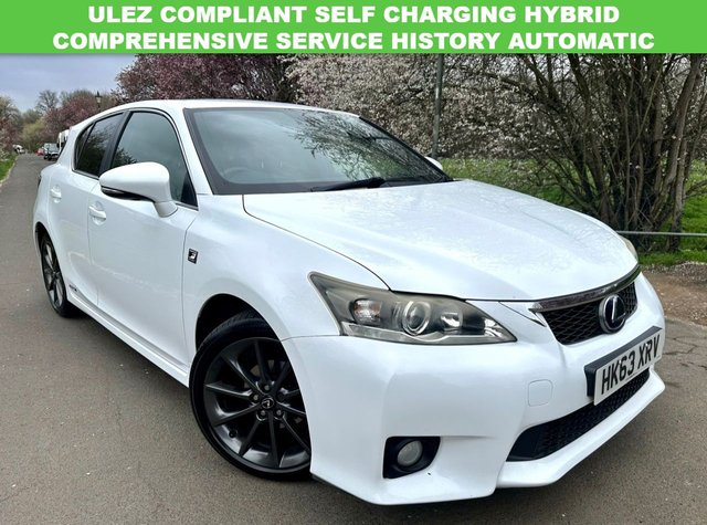 2014 CT 1.8 200H F SPORT HATCHBACK 5DR PETROL HYBRID CVT EURO 5 S... photo