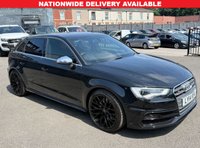 USED 2014 14 AUDI S3 2.0 TFSI Sportback 5dr Petrol Manual quattro Euro 6 (s/s) (300 ps) SERVICE HISTORY, LEATHER,18" WHEELS