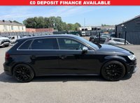 USED 2014 14 AUDI S3 2.0 TFSI Sportback 5dr Petrol Manual quattro Euro 6 (s/s) (300 ps) SERVICE HISTORY, LEATHER,18" WHEELS