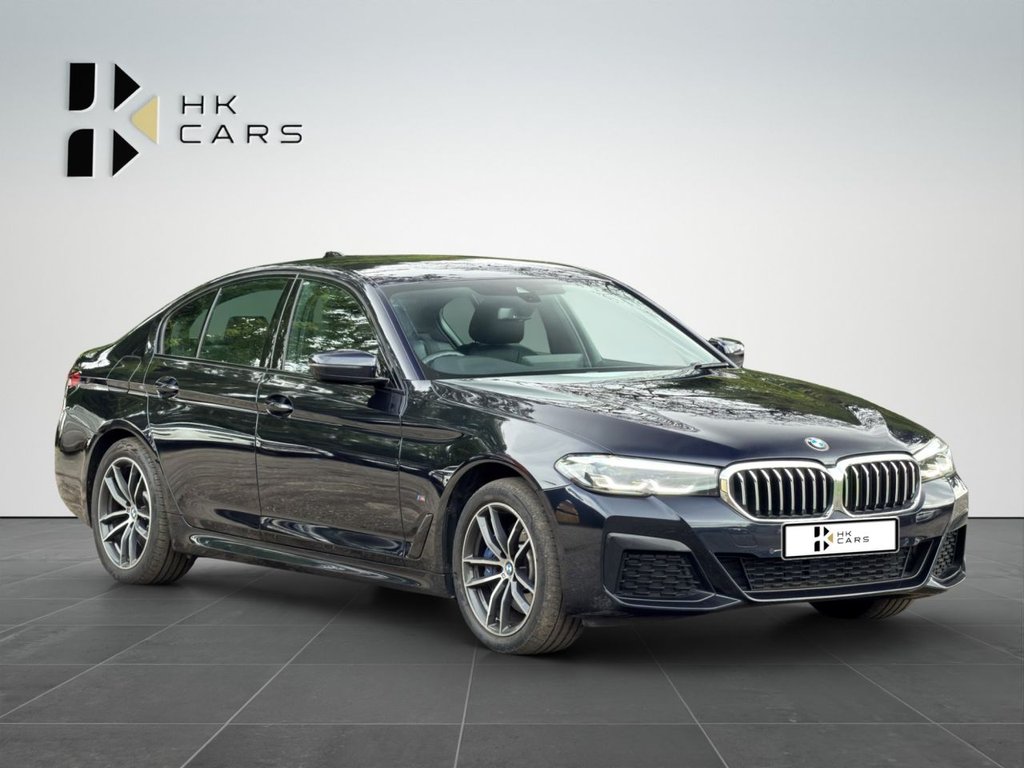 Black 2020 BMW 5 Series Saloon Rear-wheel drive Automatic