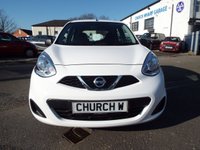 USED 2016 16 NISSAN MICRA 1.2 Visia Hatchback 5dr Petrol Manual Euro 5 (80 ps) &pound;35 ROAD TAX