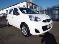 USED 2016 16 NISSAN MICRA 1.2 Visia Hatchback 5dr Petrol Manual Euro 5 (80 ps) &pound;35 ROAD TAX