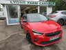 USED 2022 72 VAUXHALL Corsa Electric 50kWh Anniversary Edition Hatchback 5dr Electric Auto (136 ps) 2022 (72 plate) Vauxhall Corsa Electric 50kWh Anniversary Edition 5 Door Automatic Hatchback finished in Record Red with Jet Black Chequered Fabric with Red Stitching