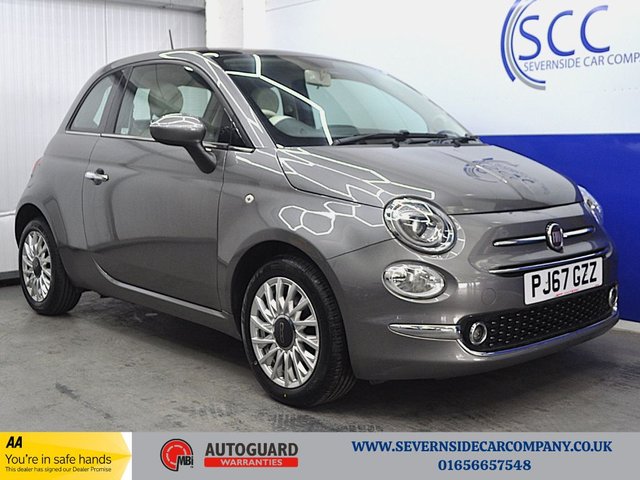 2017 67 Fiat 500 1.2 Lounge Hatchback 3dr Petrol Manual Euro 6 (s/s) (69 bhp)