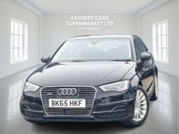 USED 2015 65 AUDI A3 1.4 TFSI e-tron Sportback 5dr Petrol Plug-in Hybrid e-S Tronic Euro 6 8.8kWh (204 ps) Auto_&pound;20Tax_1.4_Petrol_UlezFree