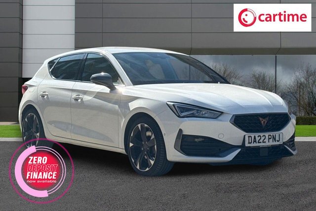 View our Cupra Leon 2.0 TSI VZ1 Hatchback 5dr Petrol DSG Euro 6 (s/s) (245 ps) Rear View Camera, Front / Rear Parking Sensors, Full Link Smartphone Integration, Heated Steering Wheel, Media System Plus With Navigation