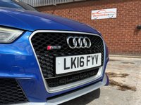 USED 2016 16 AUDI RS3 2.5 TFSI Sportback 5dr Petrol S Tronic quattro Euro 6 (s/s) (Nav) (367 ps) Well Cared for example.