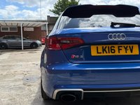 USED 2016 16 AUDI RS3 2.5 TFSI Sportback 5dr Petrol S Tronic quattro Euro 6 (s/s) (Nav) (367 ps) Well Cared for example.