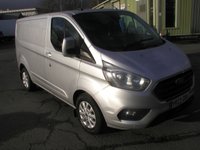 USED 2023 23 FORD TRANSIT CUSTOM 2.0 300 EcoBlue Limited Panel Van 5dr Diesel Manual L1 H1 Euro 6 (s/s) (130 ps) Van Air Con, 51000 miles, Service History