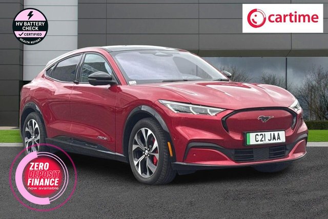 View our Ford Mustang Mach-E Extended Range 91kWh SUV 5dr Electric Automatic AWD (351 ps) 360 Degree Camera, Front / Rear Parking Sensors, Tech Pack Plus, Touchscreen, Heated Steering Wheel