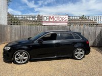 USED 2018 68 AUDI A3 1.0 TFSI 30 S line Sportback 5dr Petrol Manual Euro 6 (s/s) (116 ps) ** WE OFFER FINANCE ON THIS CAR **
