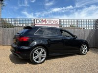 USED 2018 68 AUDI A3 1.0 TFSI 30 S line Sportback 5dr Petrol Manual Euro 6 (s/s) (116 ps) ** WE OFFER FINANCE ON THIS CAR **