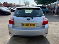 USED 2012 62 TOYOTA AURIS 1.8 VVT-h T4 Hatchback 5dr Petrol Hybrid CVT Euro 5 (s/s) (136 ps) REVERSE CAMERA, BLUETOOTH SYSTEM