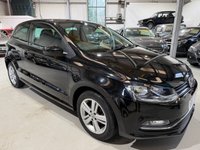USED 2017 17 VOLKSWAGEN POLO 1.0 BlueMotion Tech Match Edition Hatchback 3dr Petrol Manual Euro 6 s/s 60ps First Car Finance+1F/Kpr+&pound;20RFL+DAB+Blth+Cruise+FSH+ParkAid