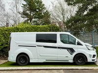 USED 2019 19 FORD TRANSIT CUSTOM 2.0  MS-RT LWB Crew Van Double Cab 5dr Diesel Auto L2 H1 Euro 6 (s/s) (5 Seat) (170 ps) WET BELT CHANGED 1 OWNER FSH NO VAT