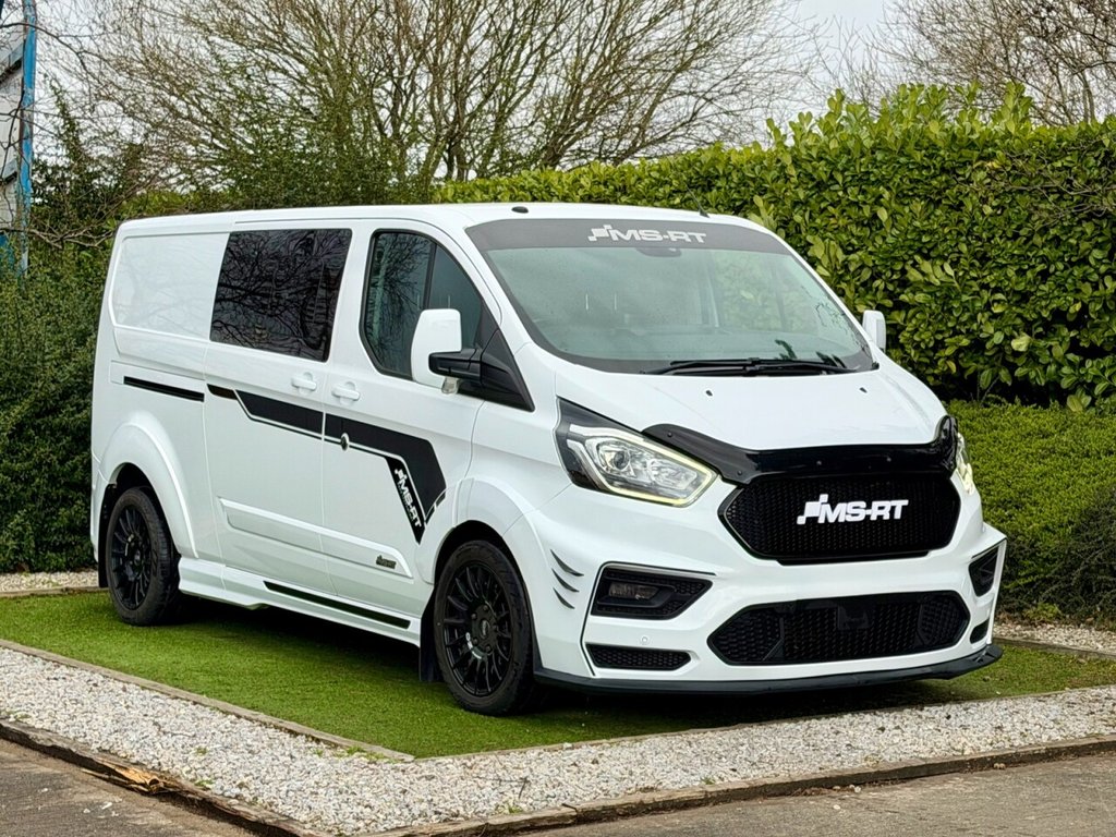 USED 2019 19 FORD TRANSIT CUSTOM 2.0  MS-RT LWB Crew Van Double Cab 5dr Diesel Auto L2 H1 Euro 6 (s/s) (5 Seat) (170 ps) WET BELT CHANGED 1 OWNER FSH NO VAT